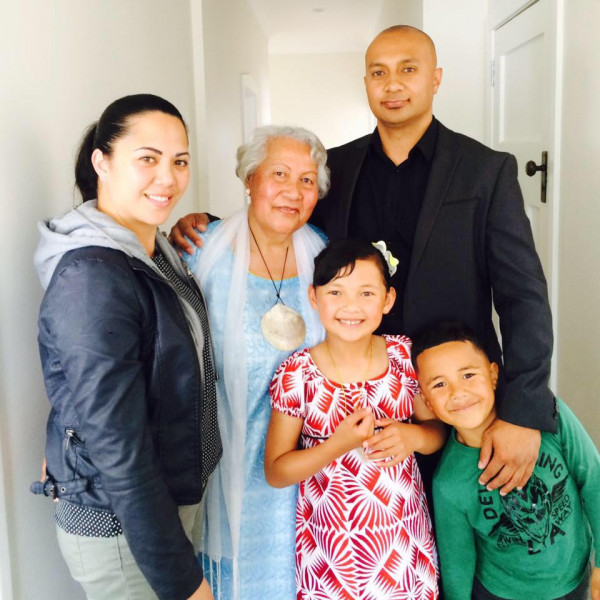 Gabrielle myself 2 of my kids Tialemua and Te Mauri and my mum Susana Lemisio this pic was taken when she received her NZ Order of Merit