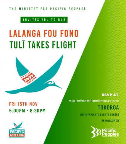 MPP Tokoroa 15th Nov Flyer