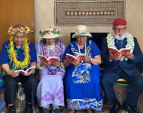 Elders reading the Dictionary 2